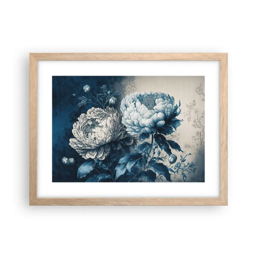 Póster en marco roble claro - Una pareja unida - 40x30 cm