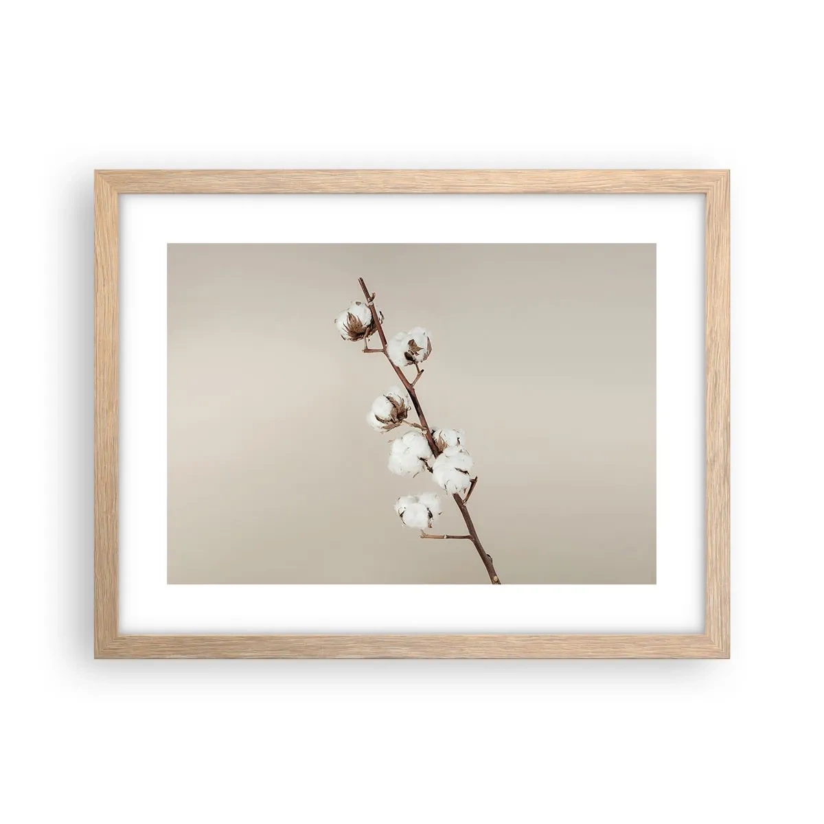 Póster en marco roble claro - En la fuente de la suavidad - 40x30 cm