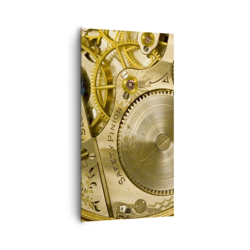 Cuadro sobre lienzo - Impresión de Imagen - Siga el ritmo de los tiempos - 65x120 cm