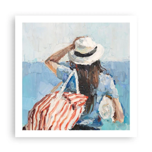 Póster - Bienvenida a tus vacaciones - 60x60 cm