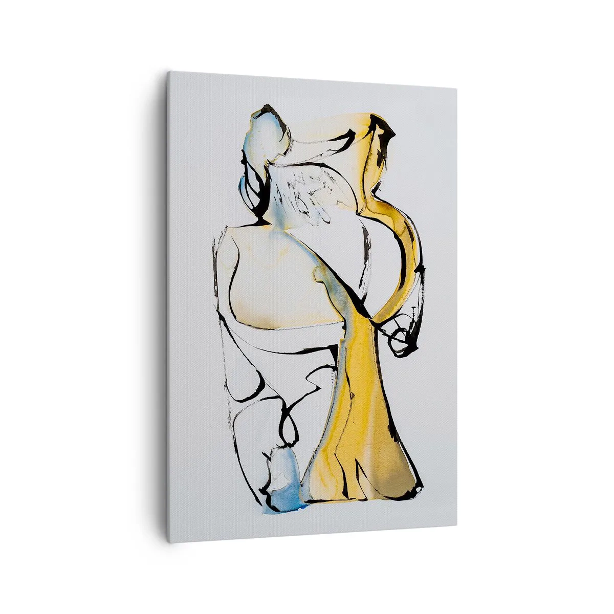 Cuadro sobre lienzo - Impresión de Imagen - Abstracción de cristal - 70x100 cm