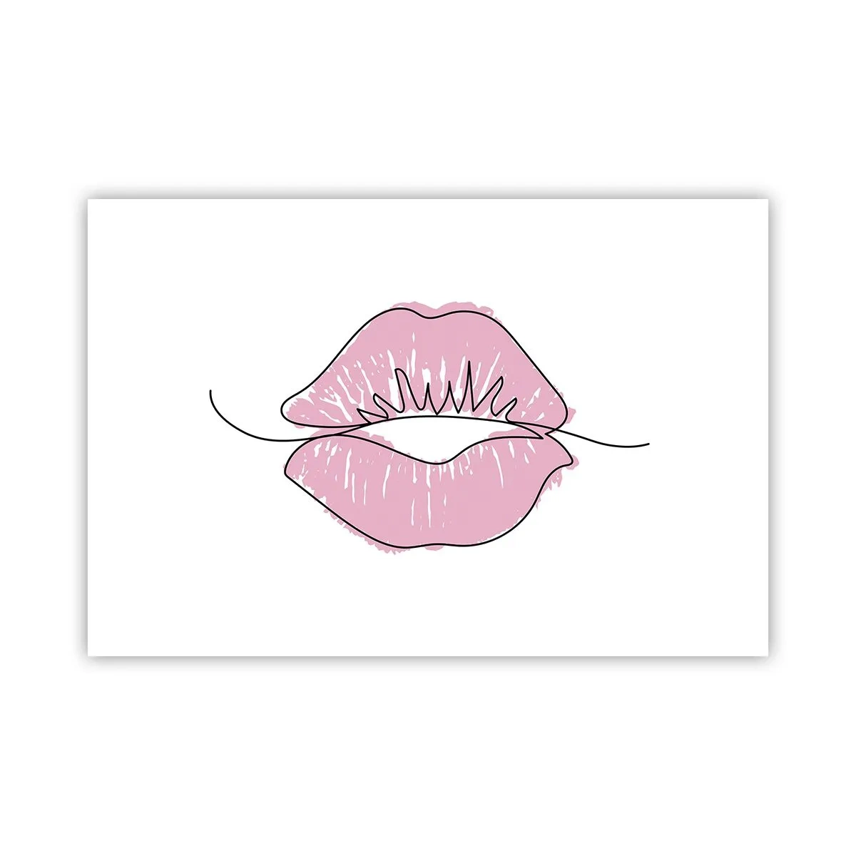 Póster - ¿Listo para un beso? - 91x61 cm
