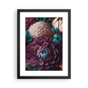 Póster en marco negro - Naturaleza en abundancia - 30x40 cm