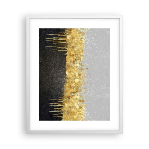 Póster en marco blanco - Hacia arriba y hacia abajo - 40x50 cm