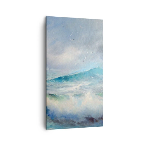 Cuadro sobre lienzo - Impresión de Imagen - La fuerza del viento - 45x80 cm