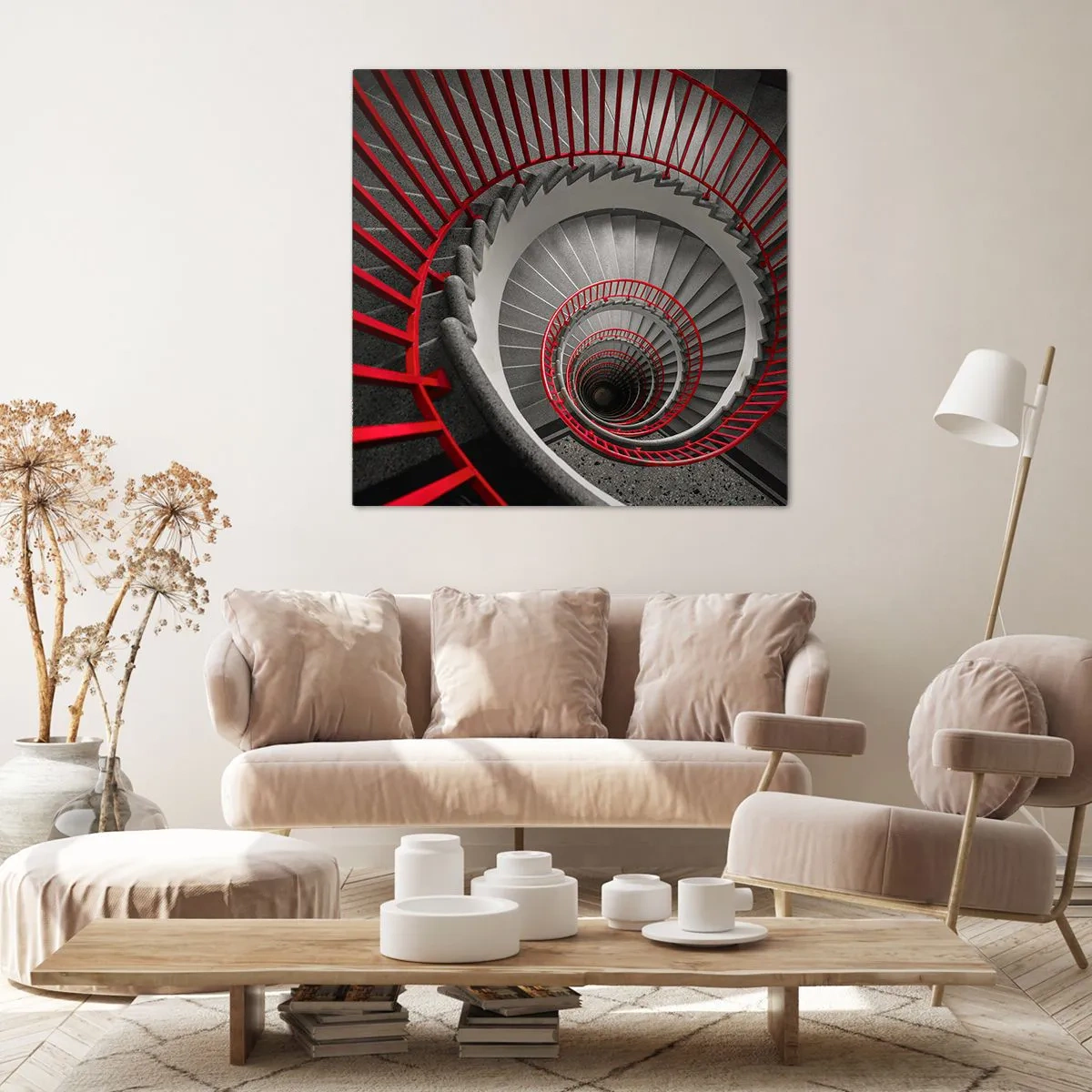 Cuadro sobre lienzo - Impresión de Imagen - Juegos arquitectónicos - 30x30 cm