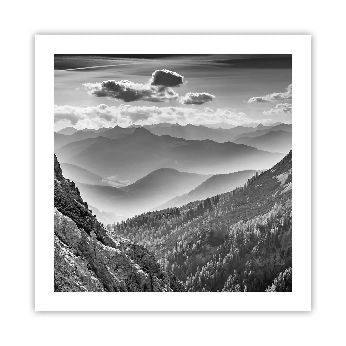 Póster - Hasta el horizonte - 50x50 cm