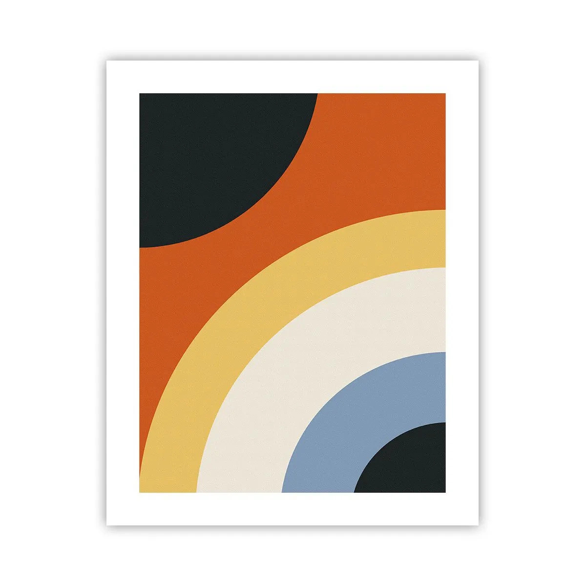 Póster - Círculo sobre círculo - 40x50 cm