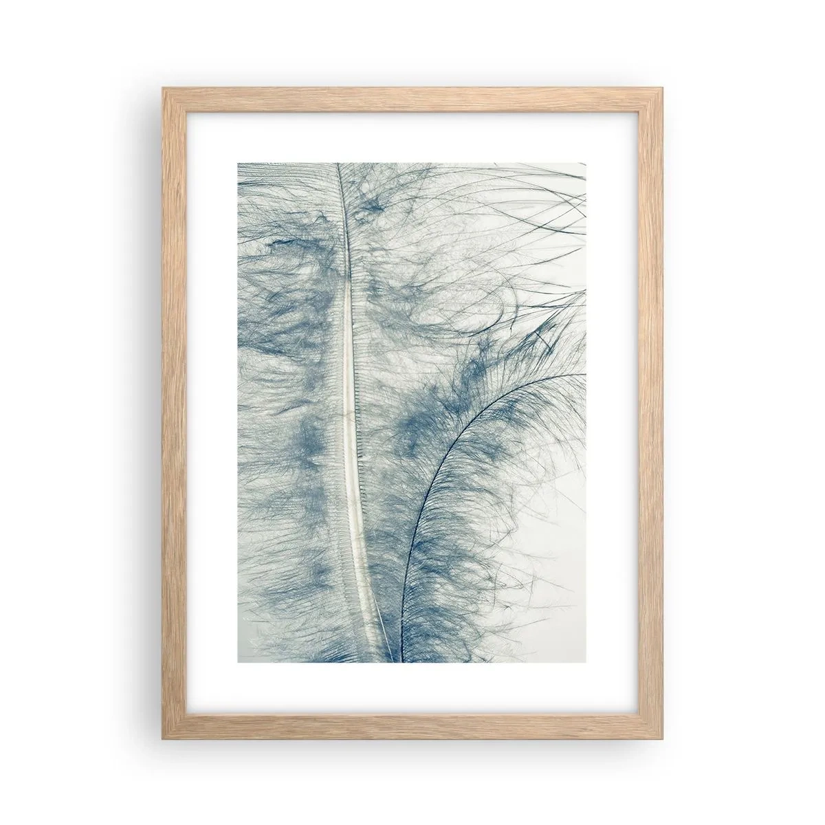 Póster en marco roble claro - Susurro de la naturaleza - 30x40 cm