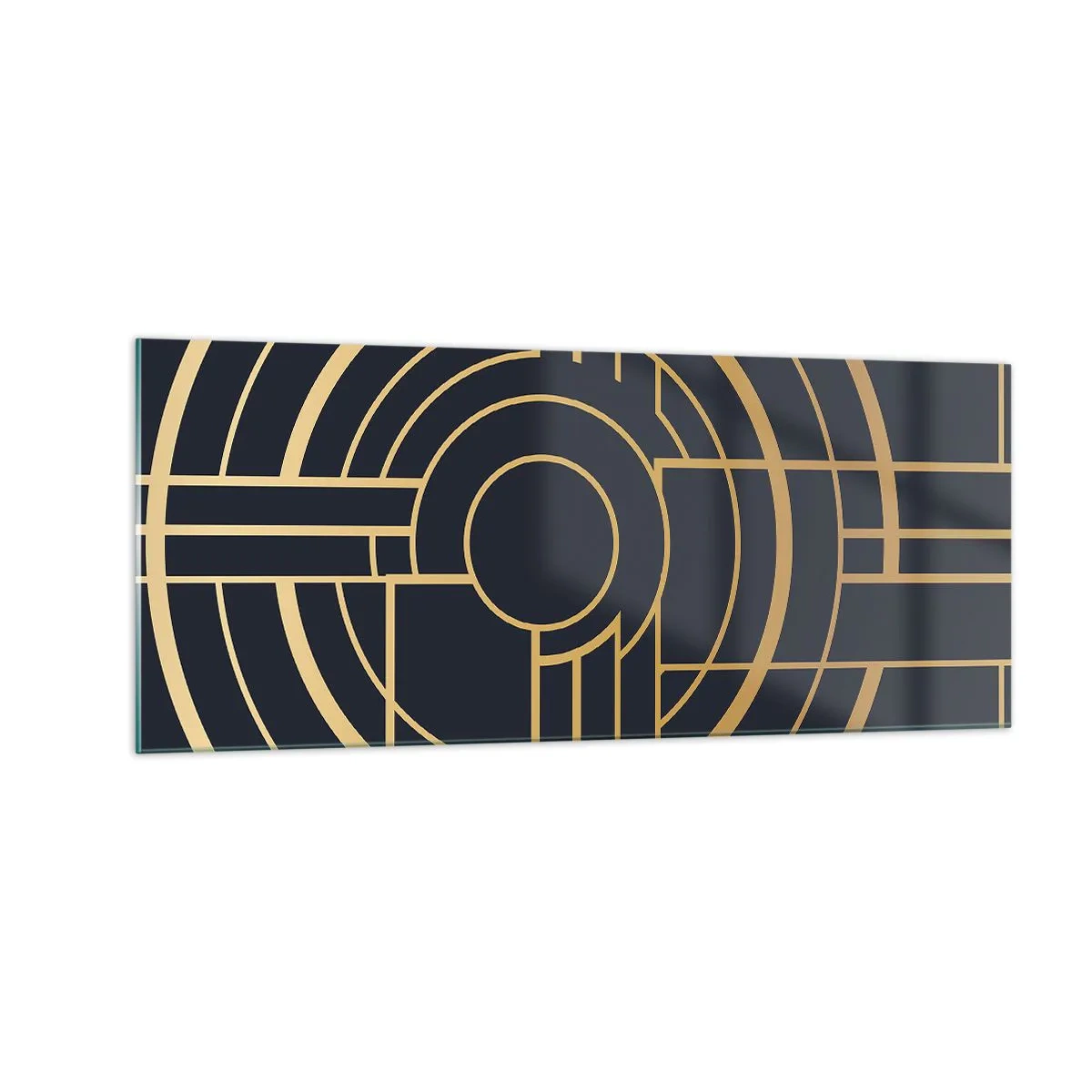 Cuadro sobre vidrio - Impresiones sobre Vidrio - Giro de los elementos - 100x40 cm