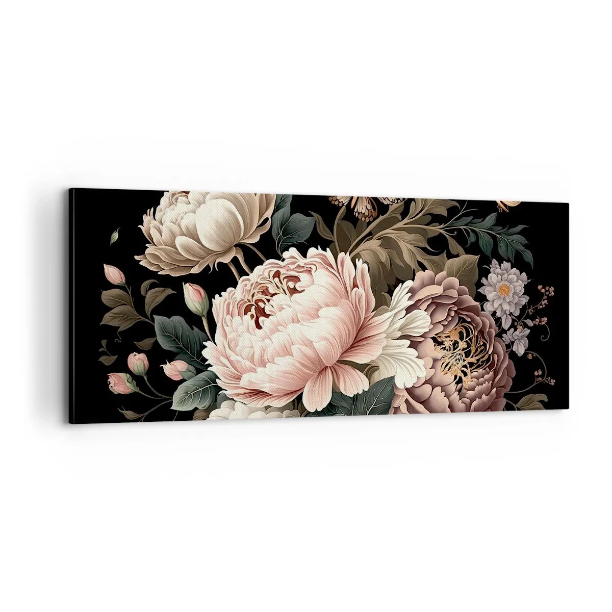 Cuadro sobre lienzo - Impresión de Imagen - En estilo barroco - 100x40 cm