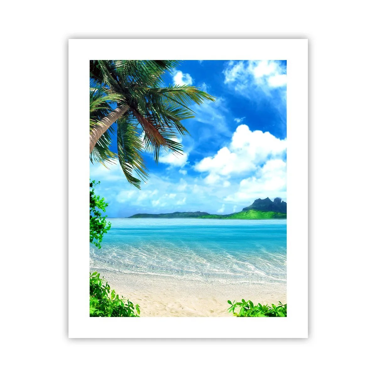 Póster - El azul de los trópicos - 40x50 cm