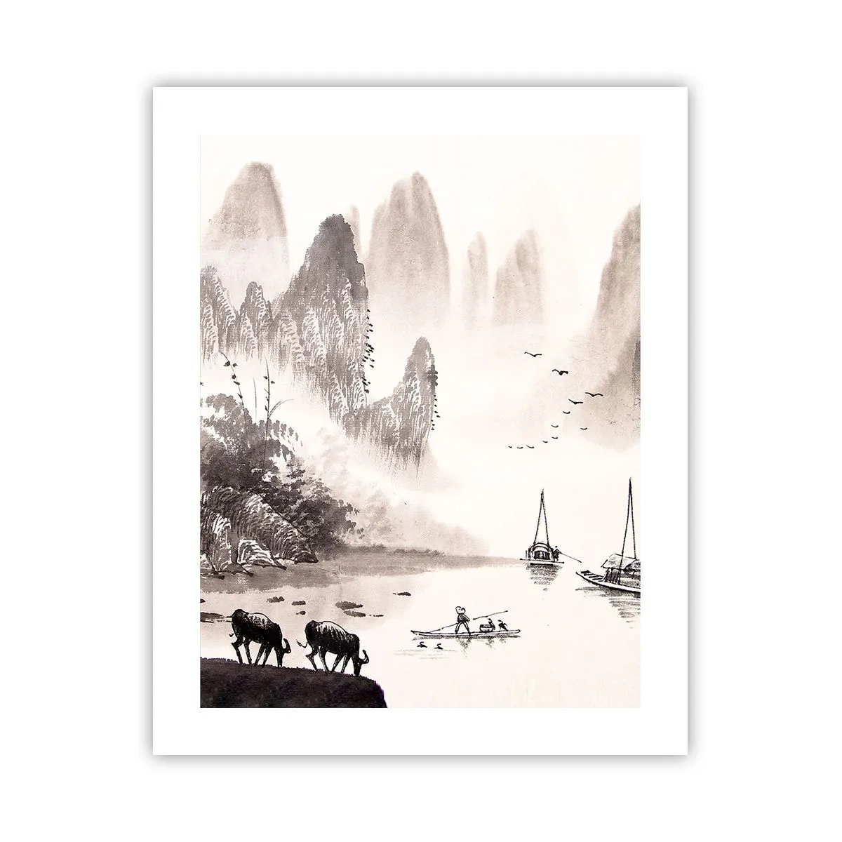 Póster - La exótica vida cotidiana de Oriente - 40x50 cm