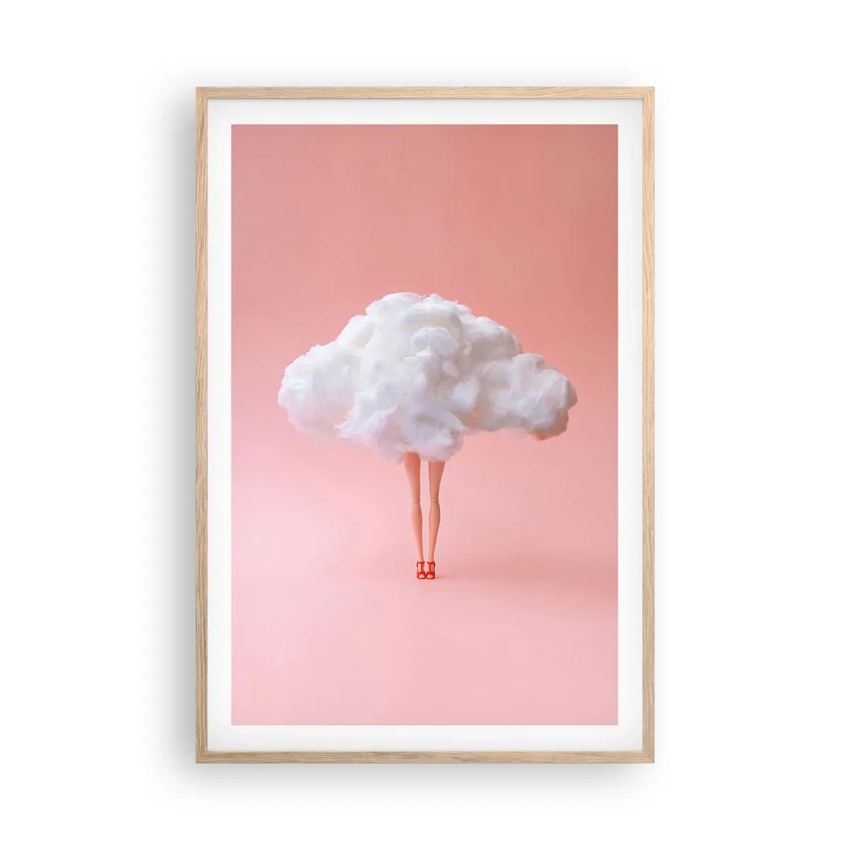 Póster en marco roble claro - Dulce promesa - 61x91 cm
