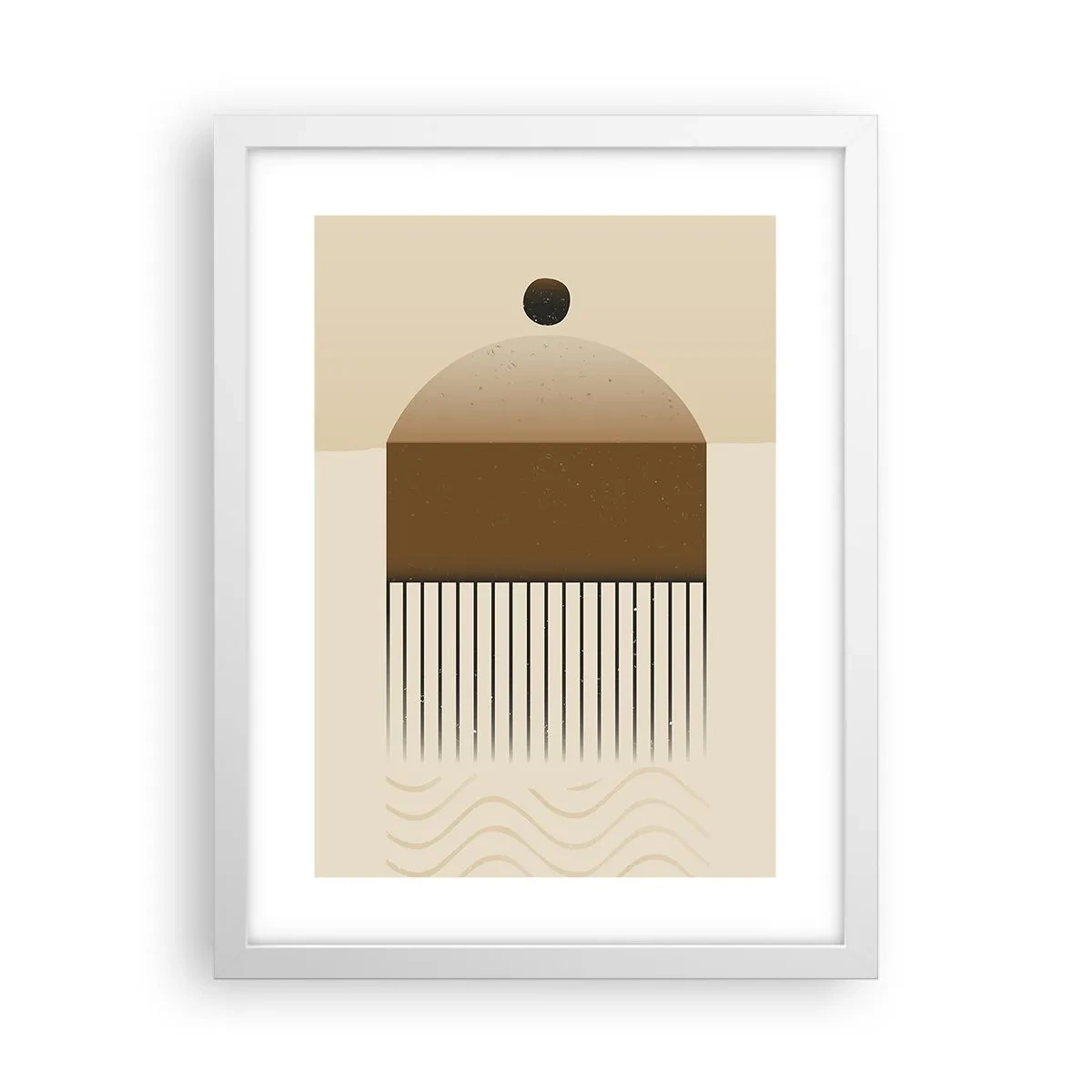 Póster en marco blanco - Varios estados - 30x40 cm