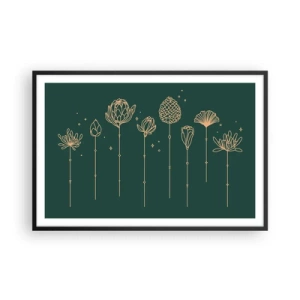 Póster en marco negro - La familia vegetal - 91x61 cm