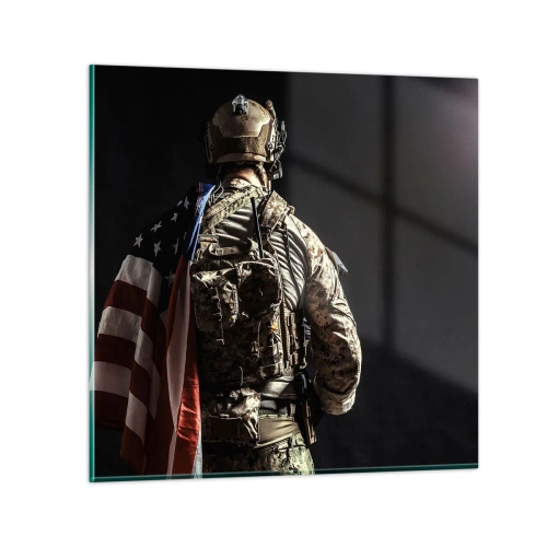 Cuadro sobre vidrio - Impresiones sobre Vidrio - Por eso lucho - 60x60 cm