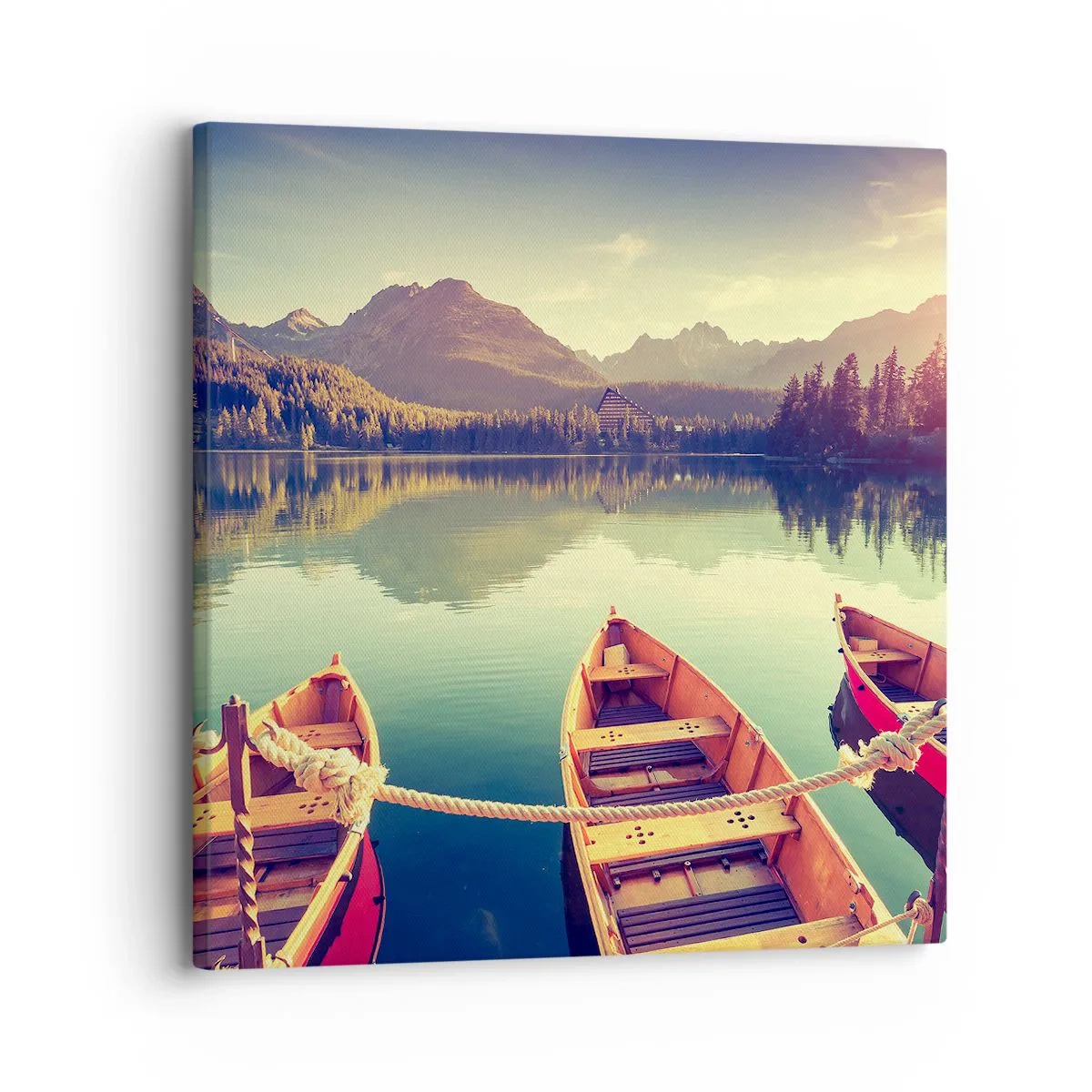 Cuadro sobre lienzo - Impresión de Imagen - Para vivir según sus leyes - 30x30 cm