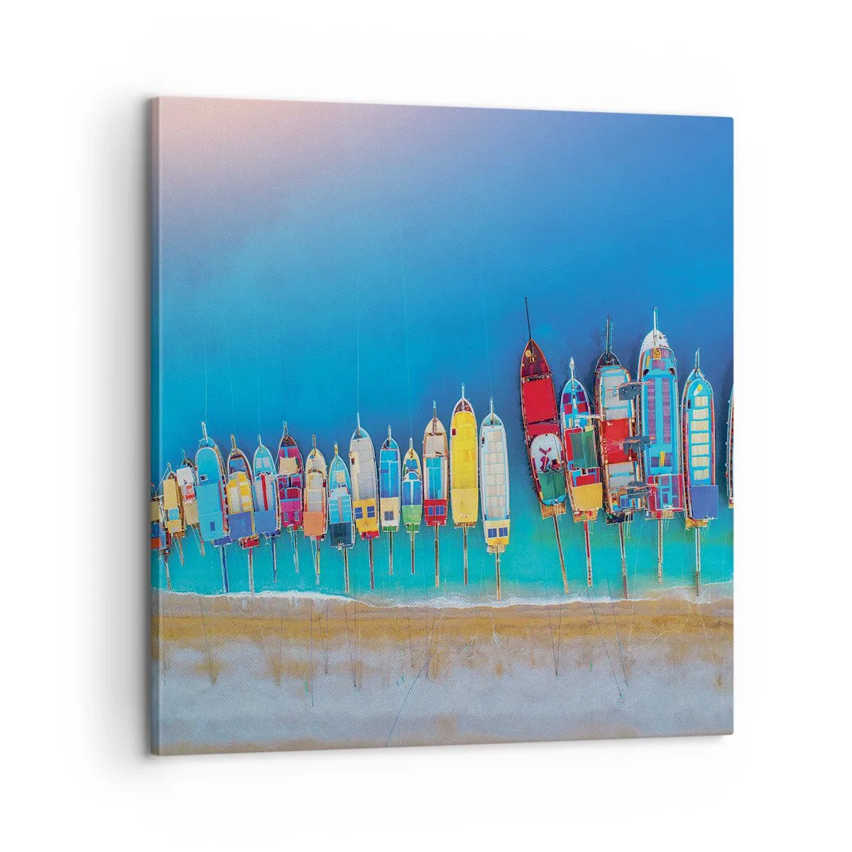 Cuadro sobre lienzo - Impresión de Imagen - A vista de pájaro - 60x60 cm