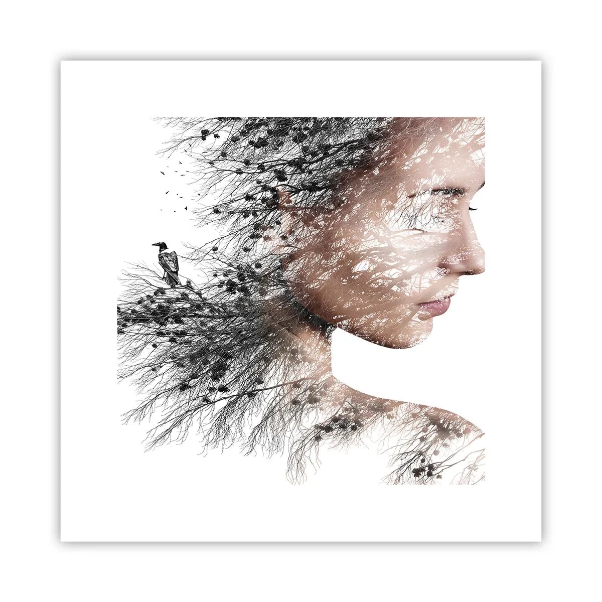 Póster - Espíritu del bosque - 30x30 cm