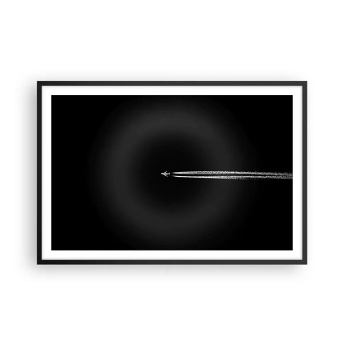 Póster en marco negro - En otra dimensión - 91x61 cm