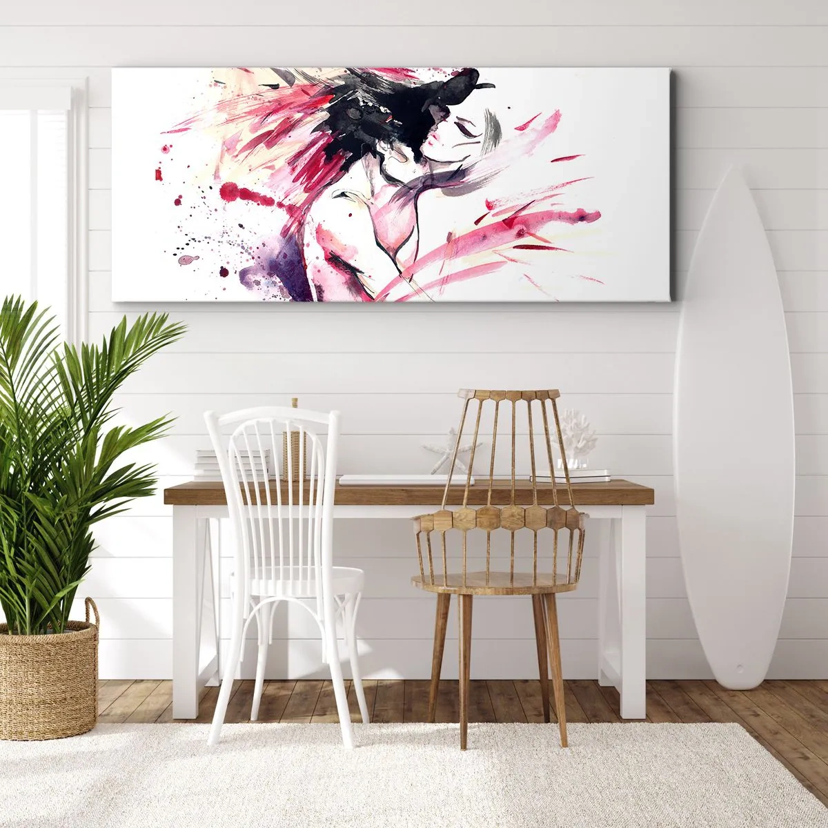 Cuadro sobre lienzo - Impresión de Imagen - La plenitud del amor - 100x40 cm