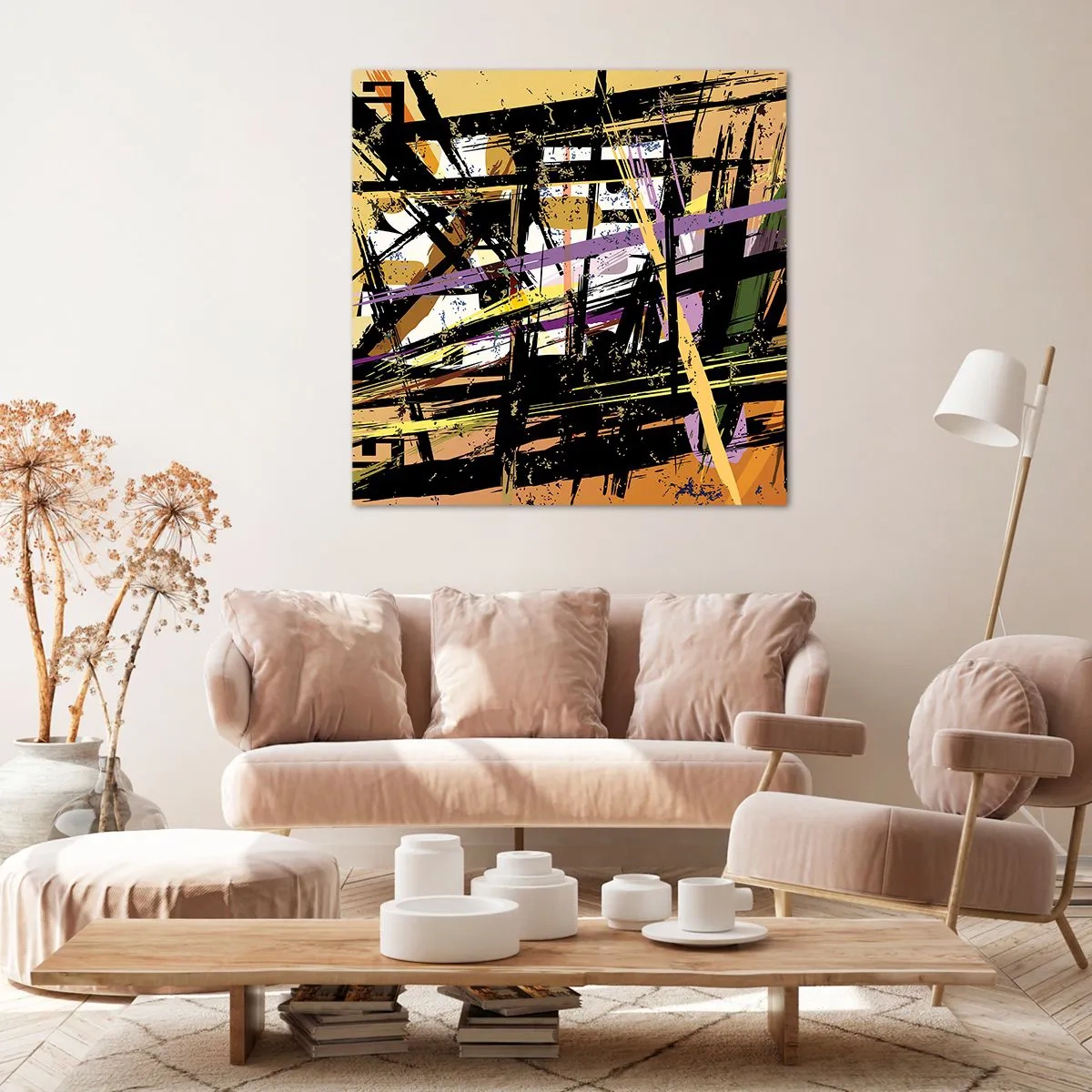 Cuadro sobre lienzo - Impresión de Imagen - Corte afilado - 50x50 cm
