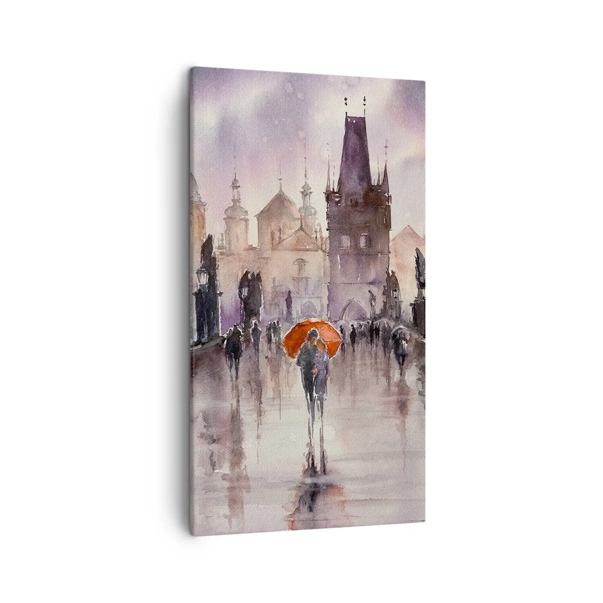 Cuadro sobre lienzo - Impresión de Imagen - La gente no cambia - 45x80 cm