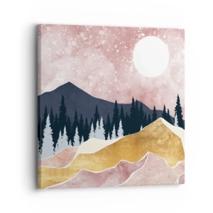 Cuadro sobre lienzo - Impresión de Imagen - Vigilancia nocturna - 30x30 cm