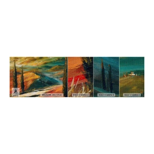 Muestra de fotomural Premium Sand - Paisaje toscano - Paisaje, toscana, Viajes - 100x30 cm