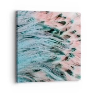 Cuadro sobre lienzo - Impresión de Imagen - Suavidad rosa zafiro - 30x30 cm