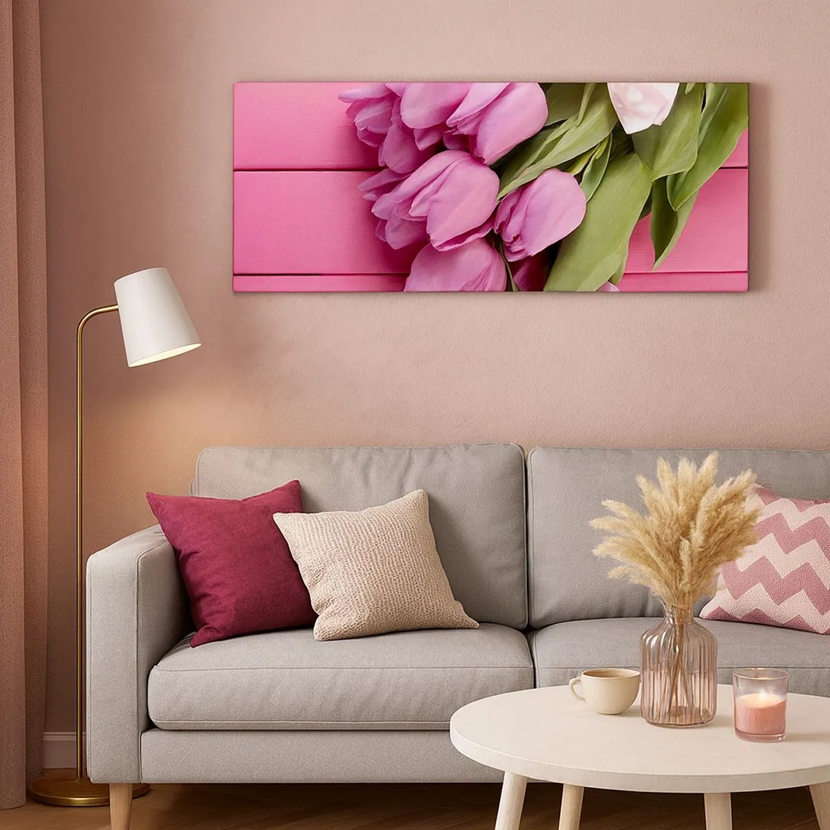 Cuadro sobre lienzo - Impresión de Imagen - Solo para ti - 100x40 cm