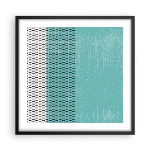 Póster en marco negro - Composición equilibrada - 50x50 cm