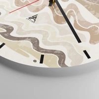 Esfera sin numeración, con rayas