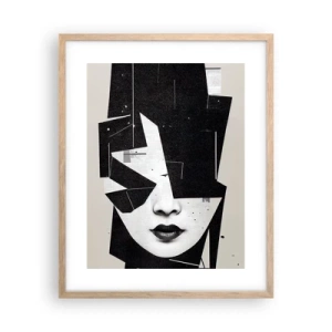 Póster en marco roble claro - Profundamente ocultos - 40x50 cm