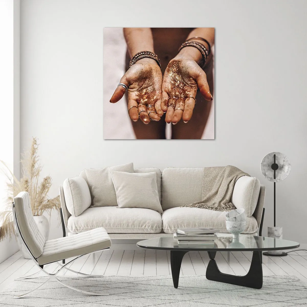 Cuadro sobre vidrio - Impresiones sobre Vidrio - Un regalo para ti - 70x70 cm