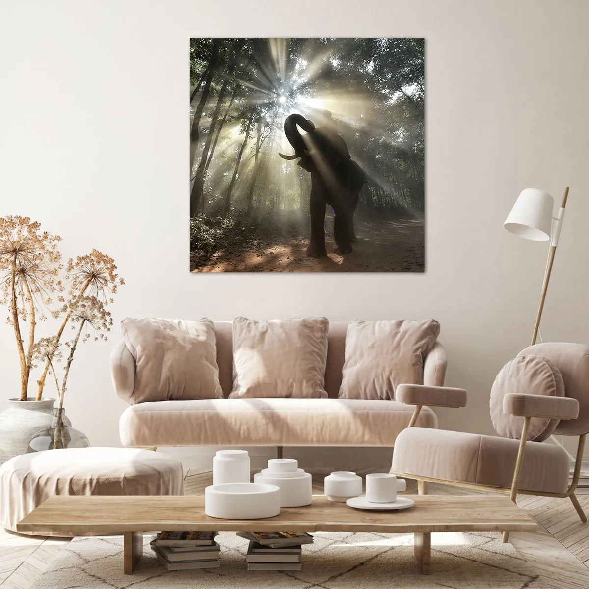 Cuadro sobre lienzo - Impresión de Imagen - Bajo una estrella de la suerte - 40x40 cm