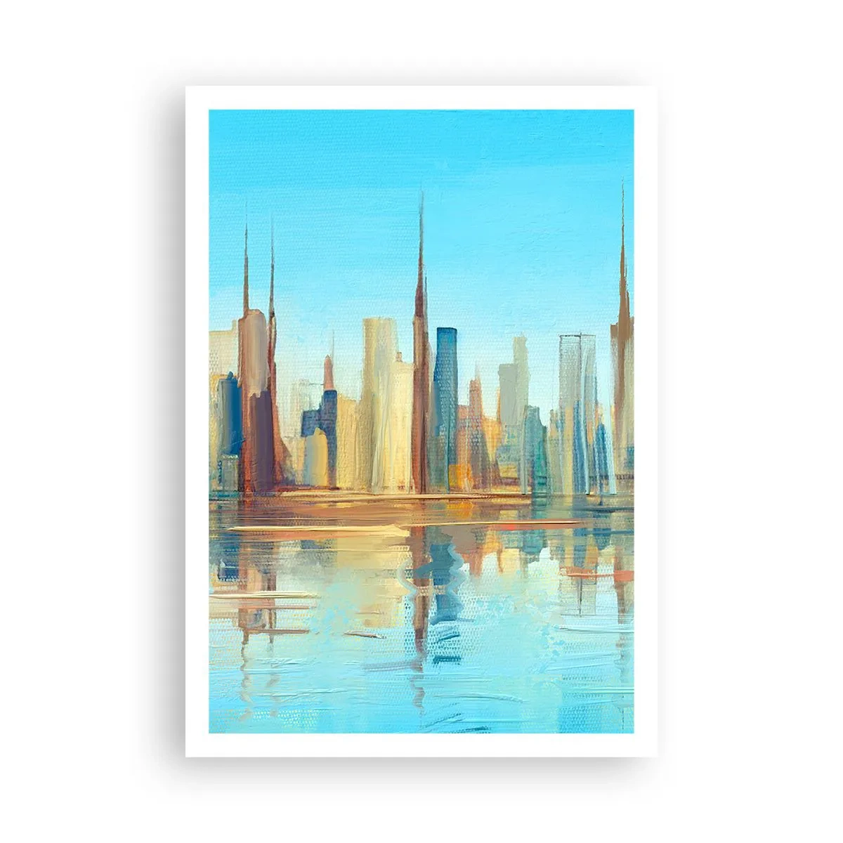 Póster - Metrópolis soleada - 70x100 cm