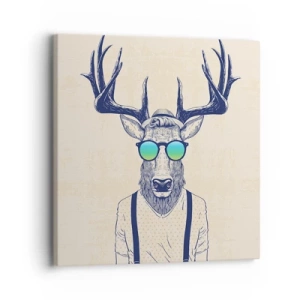 Cuadro sobre lienzo - Impresión de Imagen - ¿Y a quién esperabas? - 30x30 cm