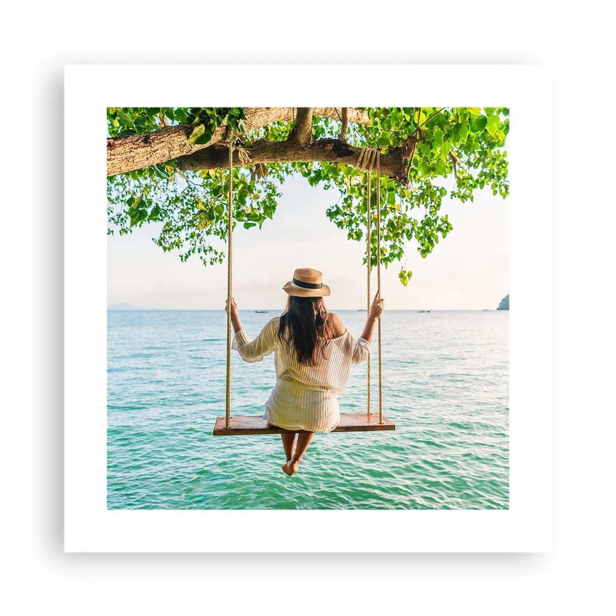 Póster - La vida es bella - 40x40 cm