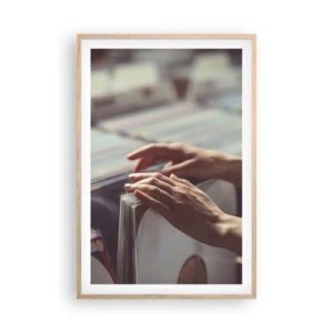 Póster en marco roble claro - En busca de emociones - 61x91 cm