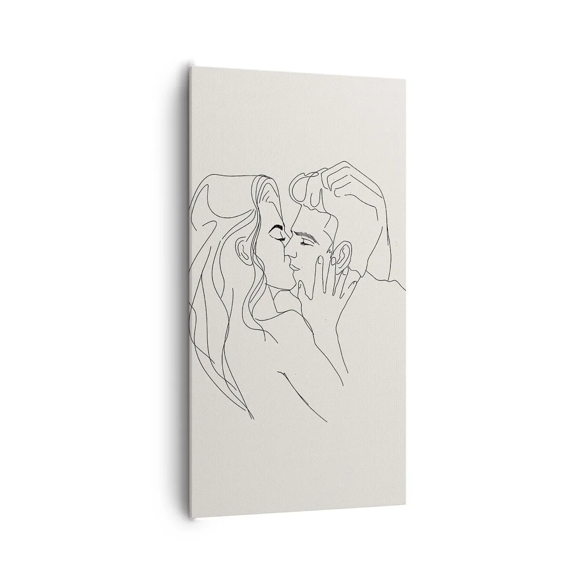 Cuadro sobre lienzo - Impresión de Imagen - Unión y sentimiento - 65x120 cm