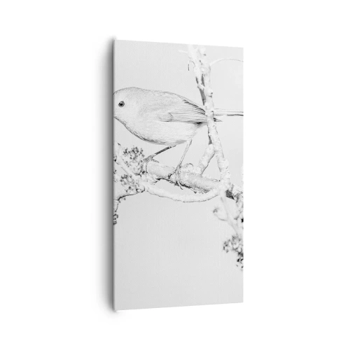 Cuadro sobre lienzo - Impresión de Imagen - Mañana de invierno - 65x120 cm