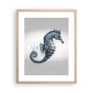 Póster en marco roble claro - Una sutil broma de la naturaleza - 40x50 cm