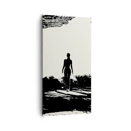 Cuadro sobre lienzo - Impresión de Imagen - Una nueva mirada - 65x120 cm
