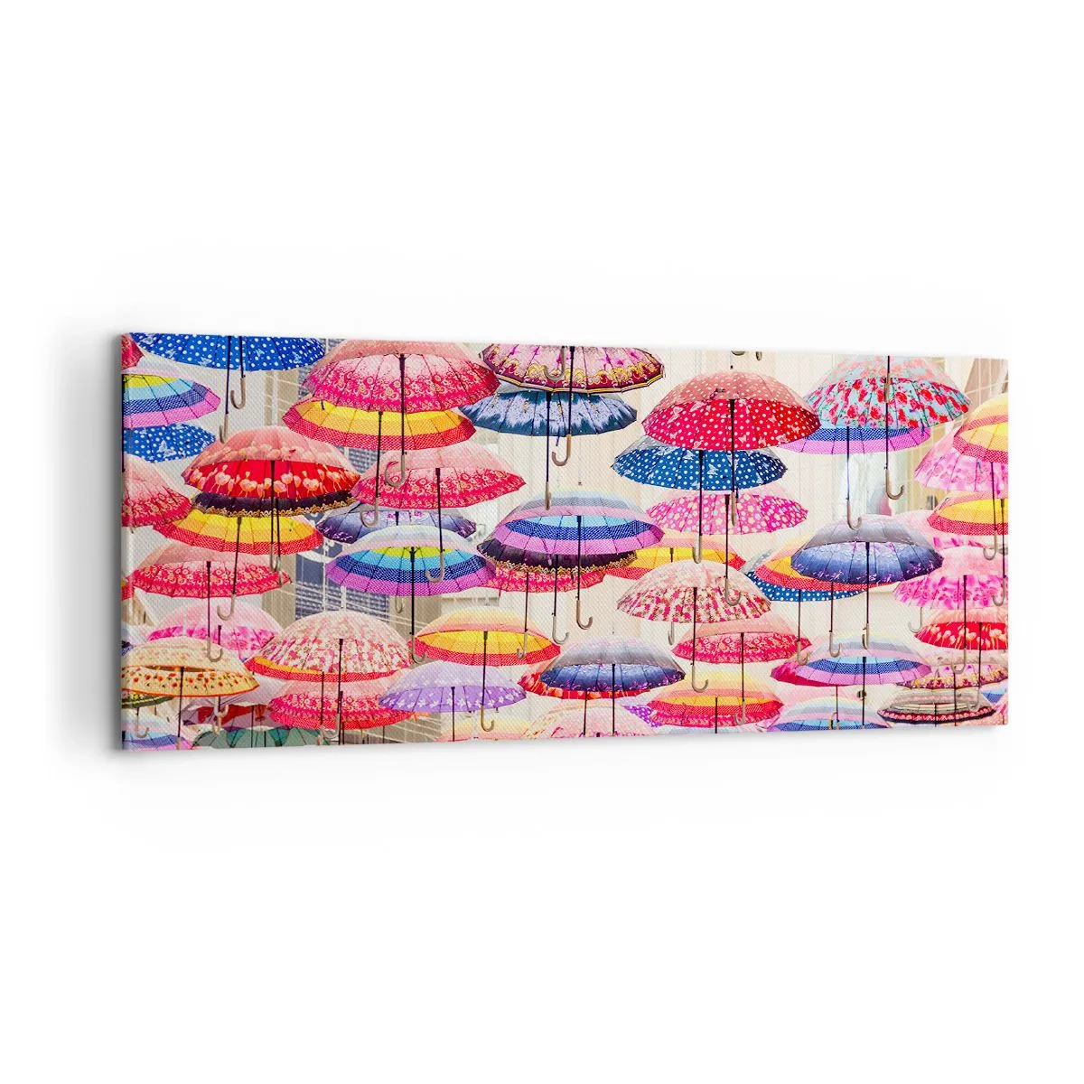 Cuadro sobre lienzo - Impresión de Imagen - Pradera urbana - 100x40 cm