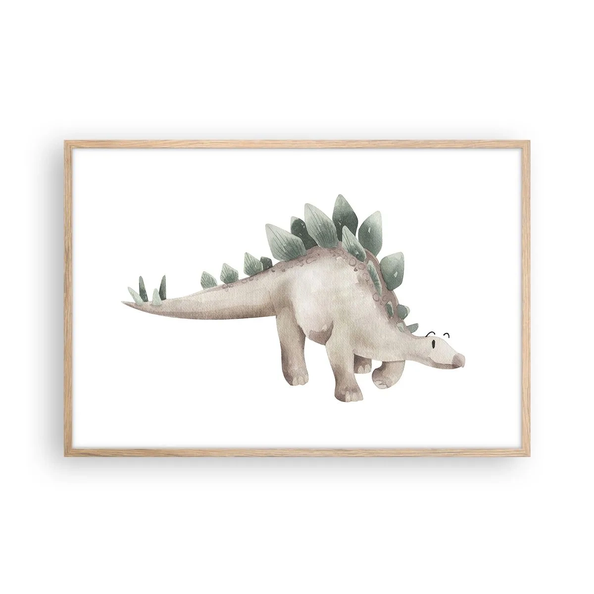 Póster en marco roble claro - Un amigo de otro tiempo - 91x61 cm