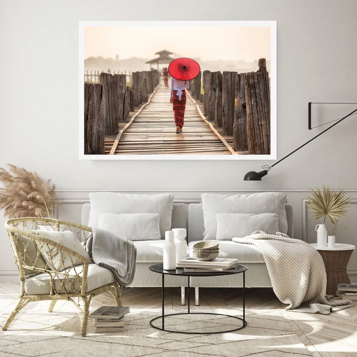 Póster - En un viejo puente - 50x40 cm