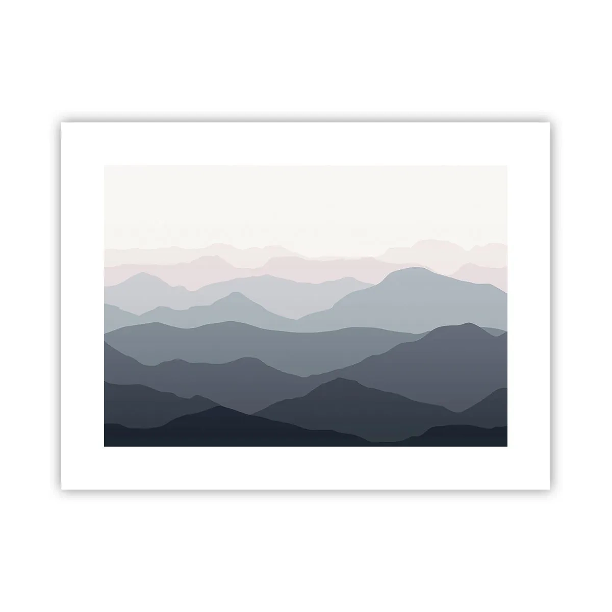 Póster - Cordilleras a la vista - 40x30 cm