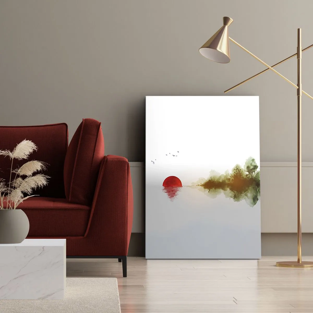 Cuadro sobre lienzo - Impresión de Imagen - Una promesa de paz - 65x120 cm